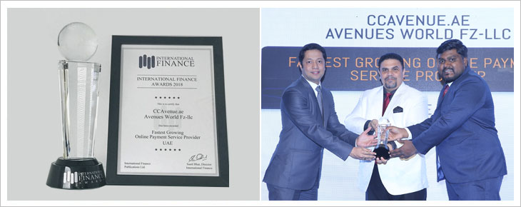 CCAvenue.ae Wins Prestigious FinTech Accolade at the International Finance Awardss CCAvenue.ae Wins Prestigious FinTech Accolade at the International Finance Awardss