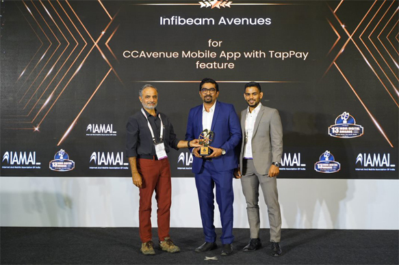 Infibeam Avenues clinches the prestigious 'Best Tech for E-Commerce' accolade for CCAvenue Mobile App with TapPay feature at IAMAI's 13th India Digital Awards Infibeam Avenues clinches the prestigious 'Best Tech for E-Commerce' accolade for CCAvenue Mobile App with TapPay feature at IAMAI's 13th India Digital Awards