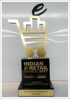 CCAvenue wins 'Best Innovation in eCommerce Payment' for the second consecutive year at the Indian e-Retail Awards