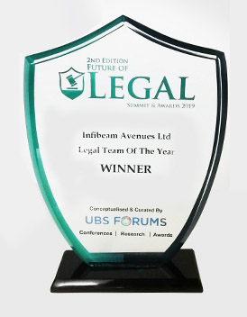 Infibeam Avenues - Legal Team of the Year Infibeam Avenues - Legal Team of the Year