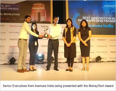 CCAvenue bags award for 'Best Innovation in Payments & Transfers' at the prestigious MoneyTech Awards organized by Entrepreneur India CCAvenue bags award for 'Best Innovation in Payments & Transfers' at the prestigious MoneyTech Awards organized by Entrepreneur India