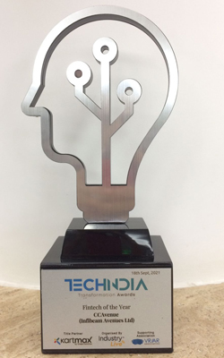 CCAvenue Declared 'Fintech of the Year' at the Tech India Transformation Awards 2021