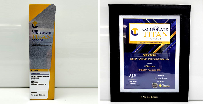 CCAvenue wins 'Best Online Payments Solution - Merchant' accolade at the Corporate Titan Awards 2022 CCAvenue wins 'Best Online Payments Solution - Merchant' accolade at the Corporate Titan Awards 2022