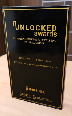 CCAvenue triumphs at the Unlocked Awards, wins the 'Best Use of Technology' accolade for business excellence