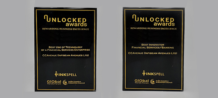 CCAvenue awarded twin accolades for 'Best Use of Technology' and 'Best Innovator' at the Unlocked Awards 2022 CCAvenue awarded twin accolades for 'Best Use of Technology' and 'Best Innovator' at the Unlocked Awards 2022
